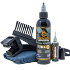 Clenzoil Chain & Sprocket Bike Chain Cleaning Oil & Tool Kit | Cleaner Lubricant Protectant [Clp] | Bike Chain Cleaner + Chain L