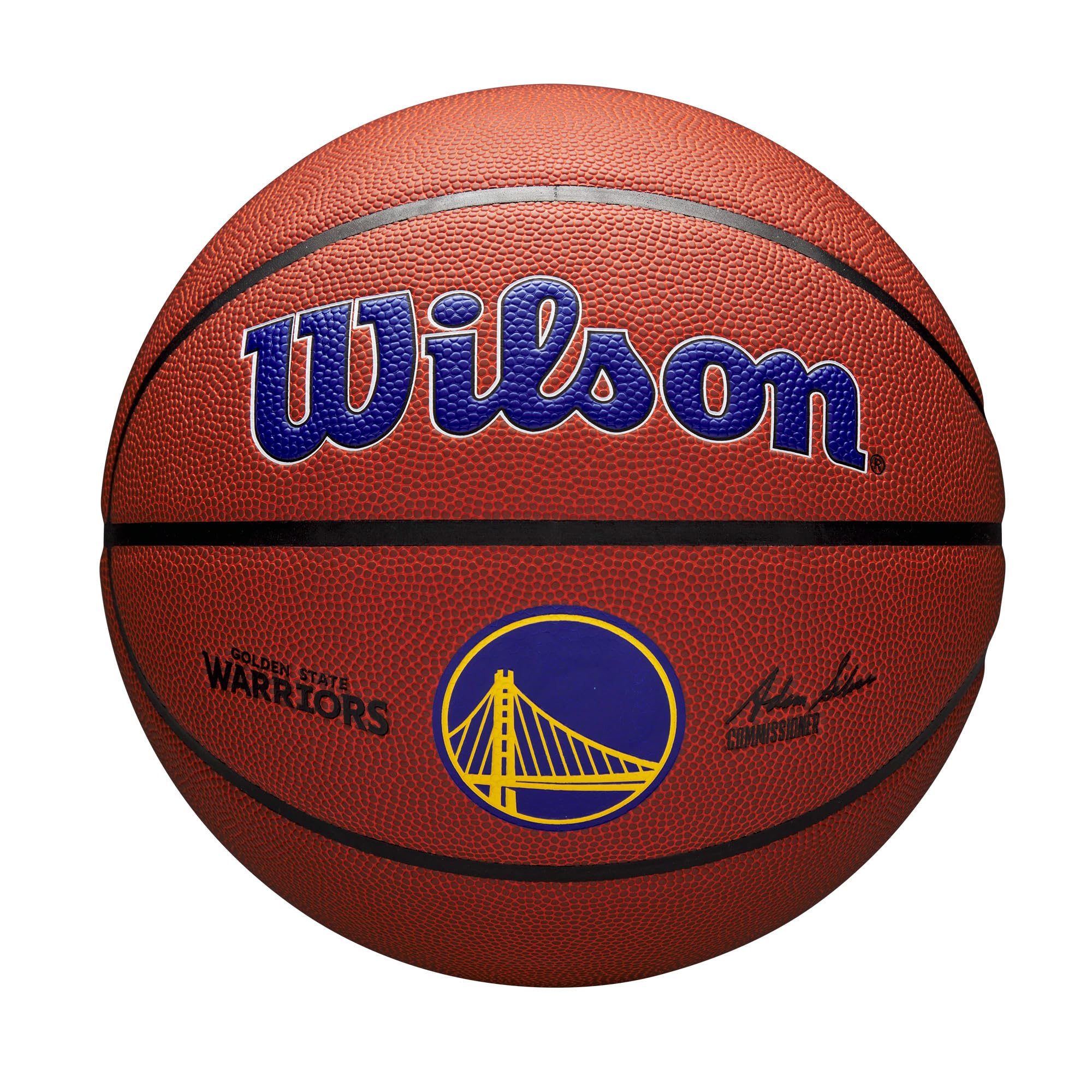 Wilson Nba Team Alliance Basketball - Golden State Warriors, Size 7-29.5''