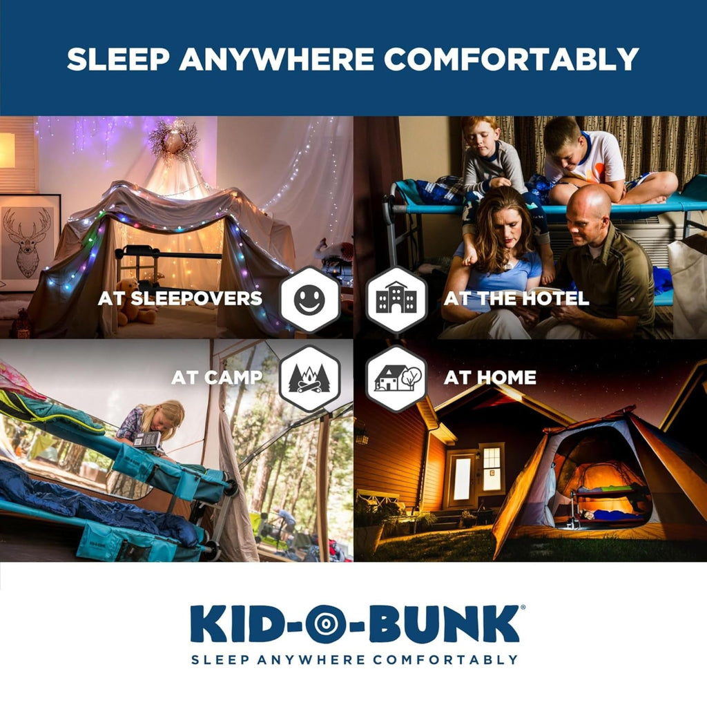 Kid-O-Bunk With 2 Side Organizers, Red