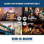 Kid-O-Bunk With 2 Side Organizers, Red