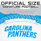 Franklin Sports Nfl Carolina Panthers Autograph Football - Official Size White Panel Souvenir Football For Autographs + Signatur