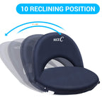 Nice C Stadium Seats, Floor Chairs, Bleacher Chairs, 10-Posisition Reclining Waterproof Cushion, Ultralight, Foldable, Extra Thi