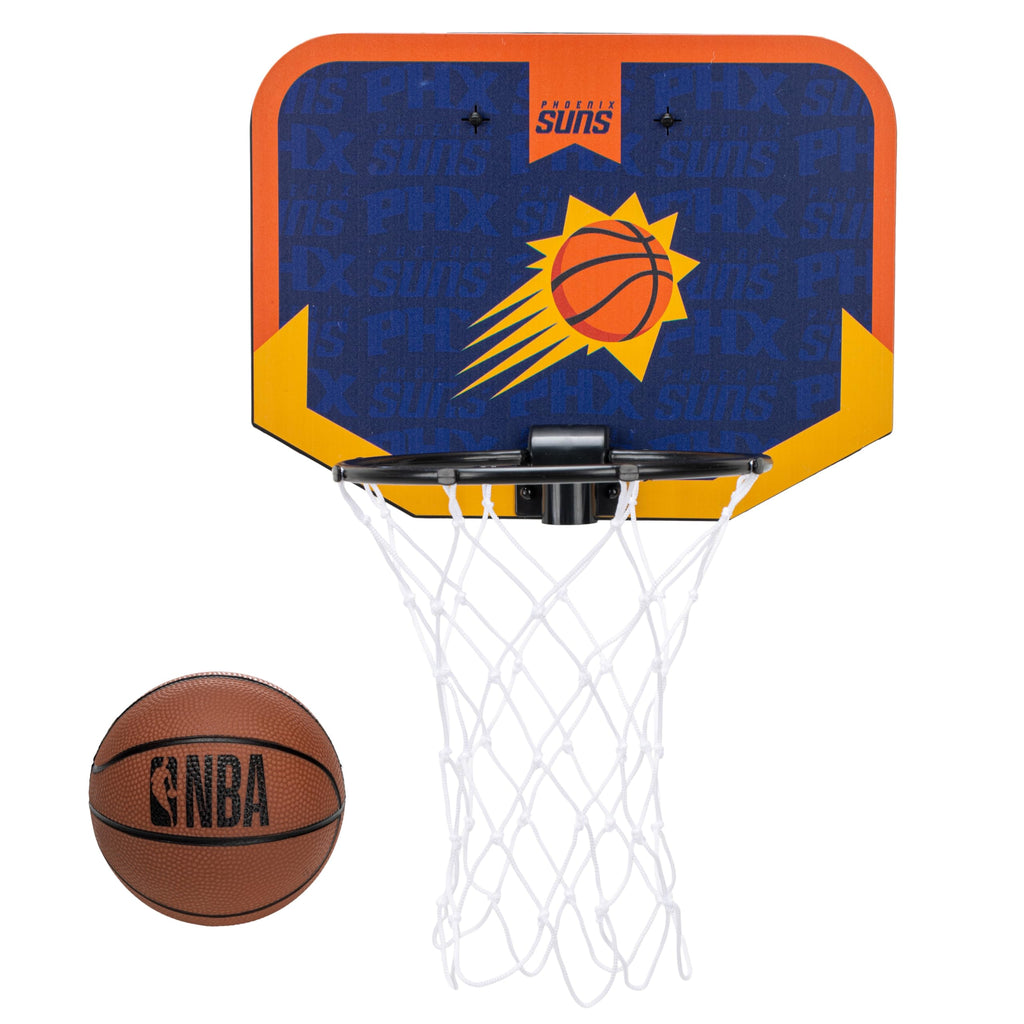 Franklin Sports Nba Phoenix Suns Mini Over The Door Basketball Hoop - Kids Indoor Mini Hoop With Ball - Nba Fan Shop Toy For Bed