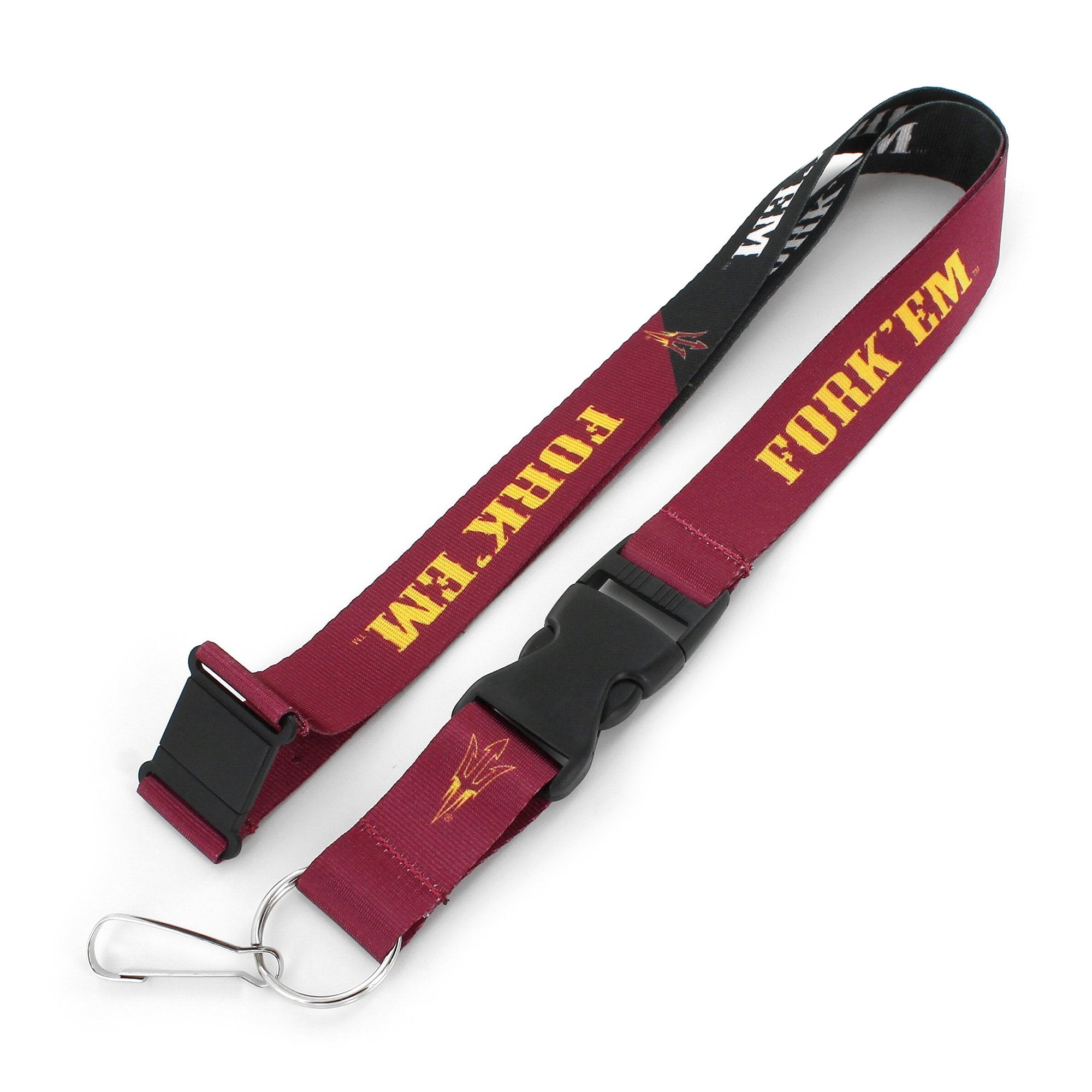 Aminco NCAA Arizona State Sun Devils Slogan Lanyard