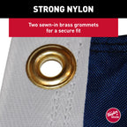 Taylor Made Sewn American Flag for Boats, 24 x 36, Marine-Grade Nylon, Fade Resistant, Brass Grommets, Embroidered Stars and Str