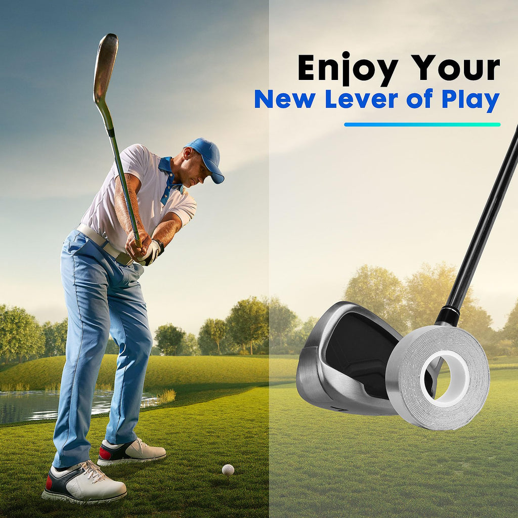 Lead Tape For Golf Pickleball Paddles 1/2 Inch, 1 Grams Per Inch High Density Self-Adhesion Lead Tape 100 Inch, 10 Mil