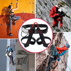 Newdoar Adjustable Thickness Climbing Harness,Ce Certification Wider Half Body Harness For Rock Rappelling Fire Rescuing Tree Cl