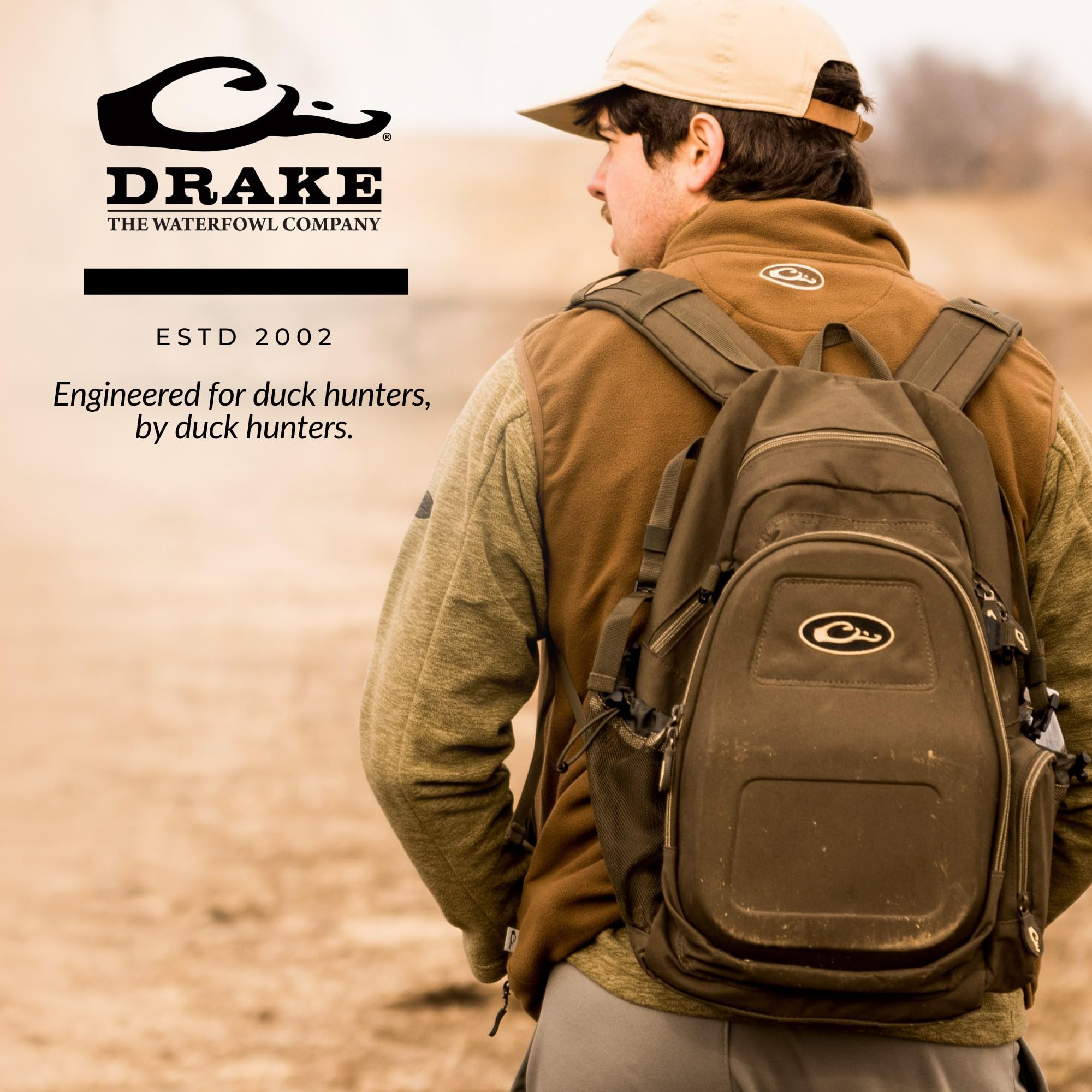 Drake Waterfowl Hunting Travel Duffle Bag, Bottomland, Medium