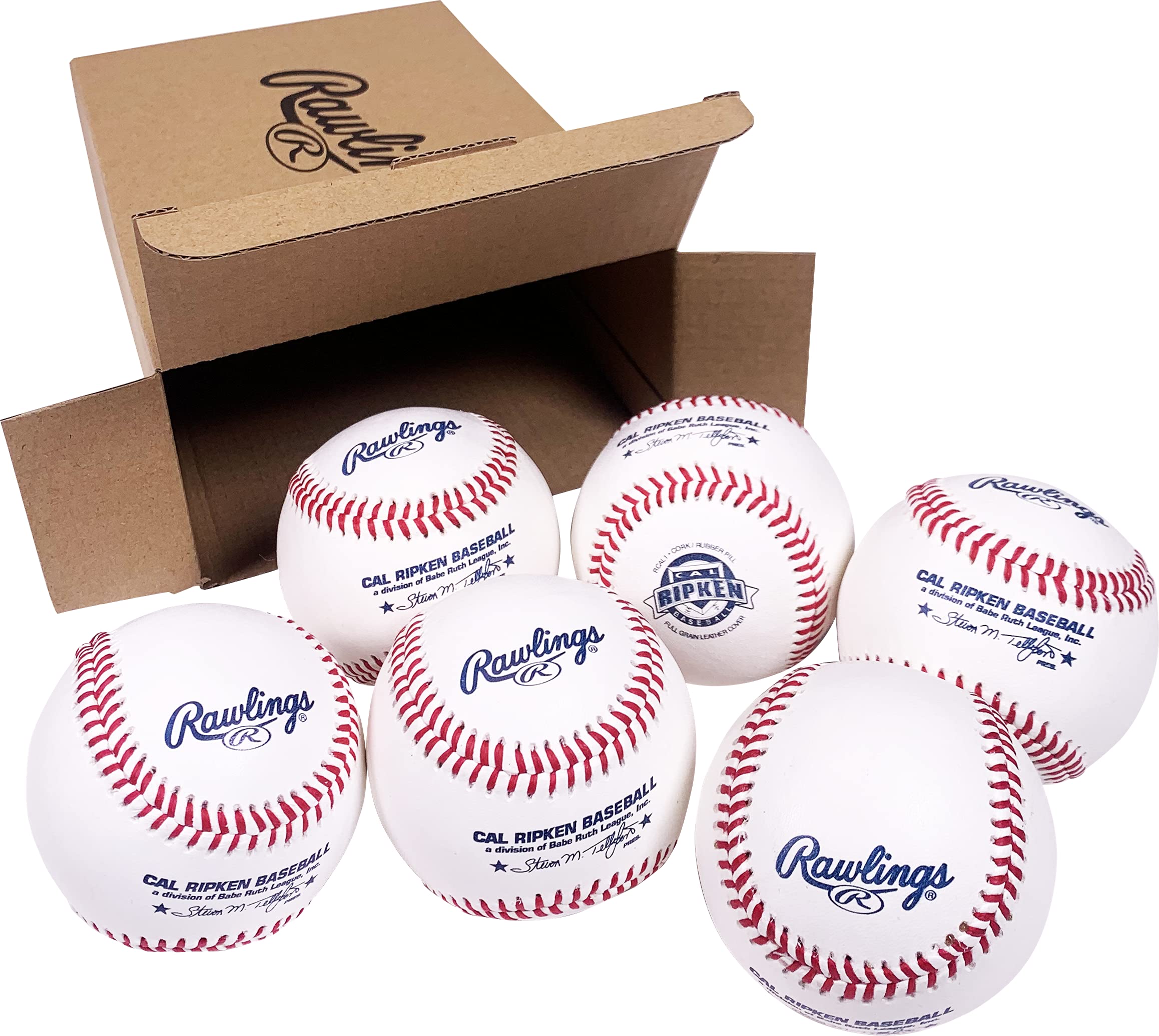Rawlings  Cal Ripken League Baseballs  Competition Grade  Rcal1  Youth/14U  6 Count