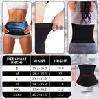 Geyoga Waist Trimmer Sweat Waist Trainer Wrap Stomach Wraps For Women Bodybuilding (Blue Inner,Xxl)