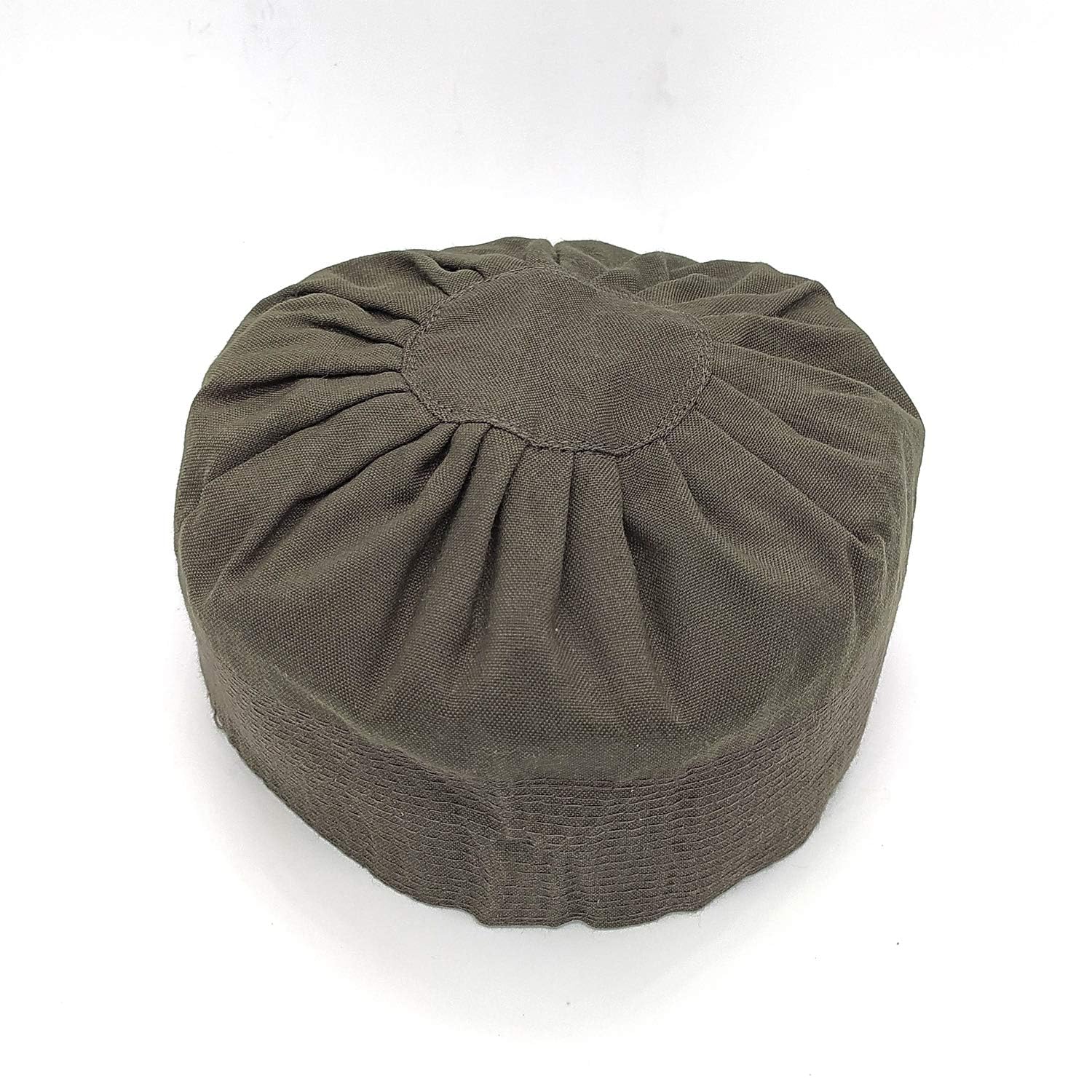 Shahid Cap House Sufi Muslim Round Shape Islamic Muslim Namaz Prayer Topi (Cap) For MenS In Green Colour (21.5)