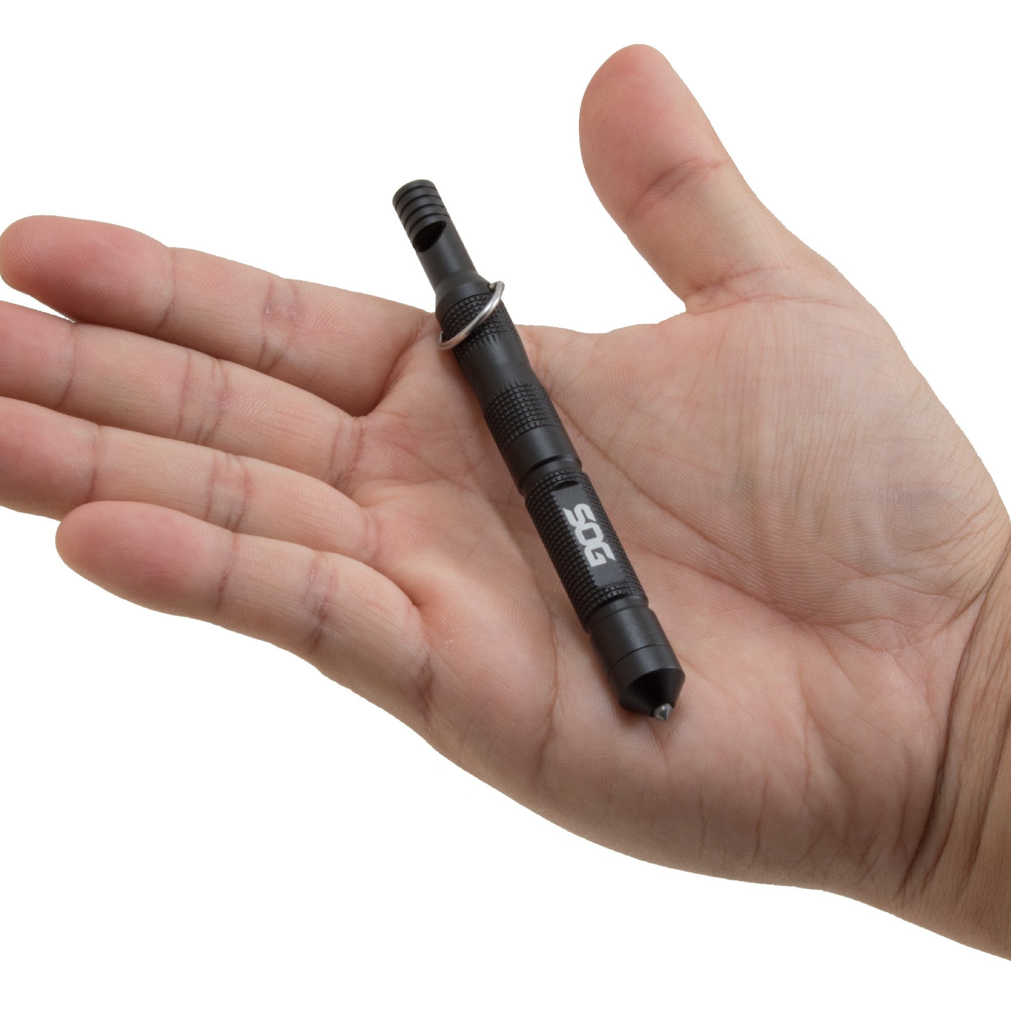 Sog Flint 4.3'' Survival & Defense Portable Compact Tool For Outdoors And Emergencies | Includes Glass Breaker And Whistle