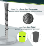Saplize Golf Grips Upgrade Kit(13 Grips With 15 Tapes), Multicompound Hybrid Golf Club Grips, Standard Size, Grey Cl03 Series