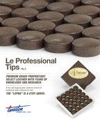 Tweeten Le Pro Billiard Pool Cue Tips - 13 Mm, Pack Of 12