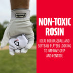 Franklin Sports Mlb Gator Grip Rosin Bag - Multi Sport + Baseball + Softball - Absorbs Moisture White