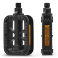 VIRIBUS 9/16 Inch Bike Pedals, Professional Bicycle Pedals with Nonskid Platforms & Reflectors, Waterproof BMX Pedals Compatible