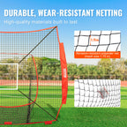 Vevor 7X7 Ft Baseball Softball Practice Net, Portable Baseball Training Net For Hitting Batting Catching Pitching, Backstop Base
