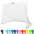 Gosports Team Tone 4 Ft X 3 Ft Portable Soccer Goal For Kids - Pop Up Net For Backyard - White