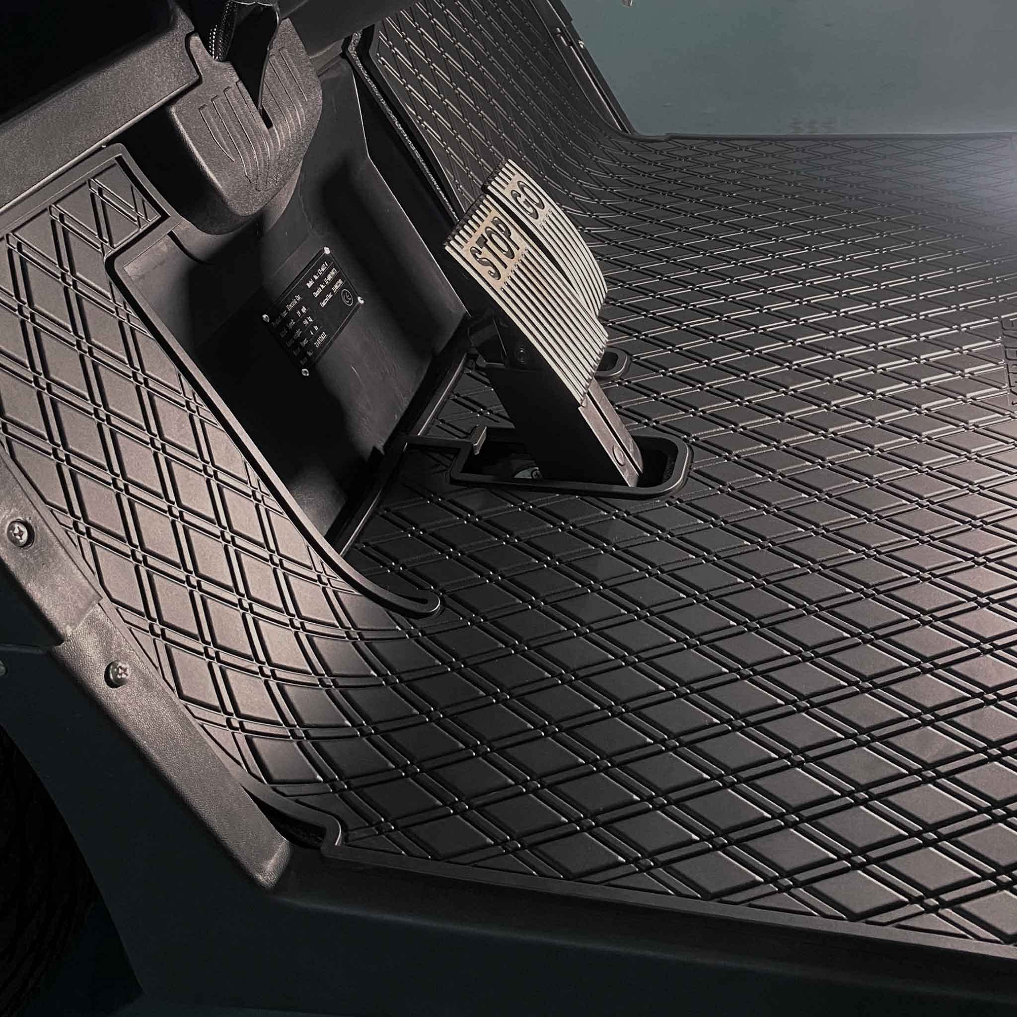 Xtreme Mats Icon Compatible, Full Coverage Golf Cart Floor Liner - Compatible With Icon Golf Carts (I20, I40) And Advanced Ev (G