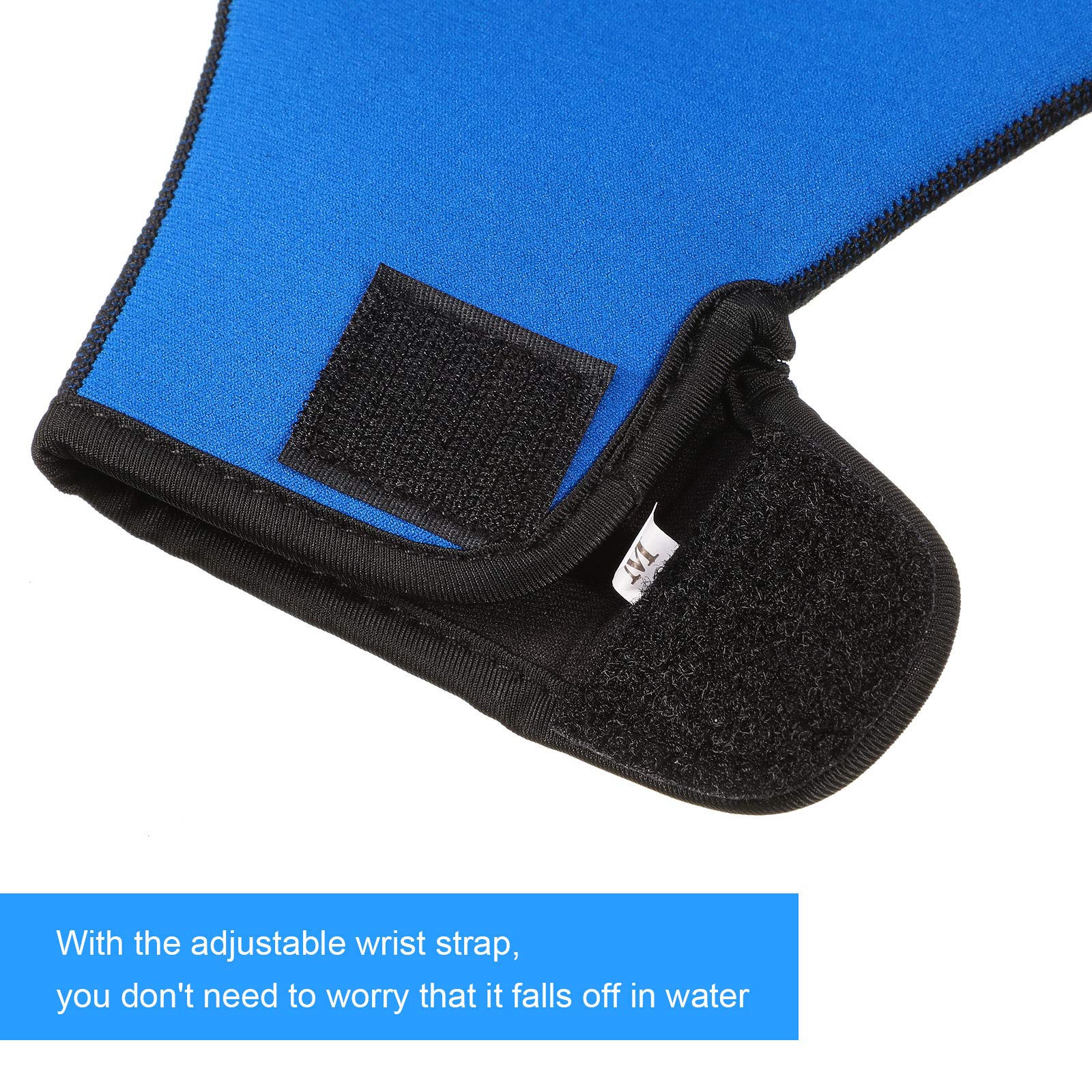 2 Pairs Swimming Gloves Aquatic Swim Training Gloves Neoprene Gloves Webbed Fitness Water Resistance Training Gloves For Swimmin