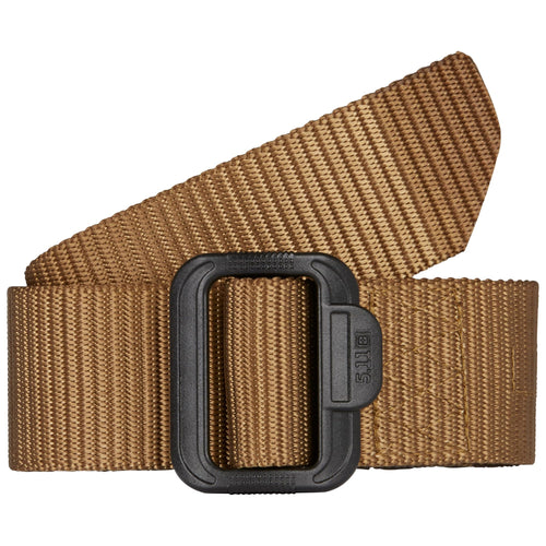 5.11 Tactical Belt, 1.75 TDU, Metal-Detector Friendly, Converts to Tie Down or Secondary Strap, Style 59552, Coyote, Small