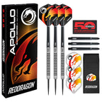 Red Dragon Apollo 23 Gram Darts Set With Hardcore Flights And Stems