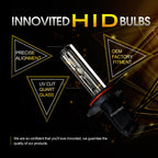 Innovited Hid Xenon H16 3000K Replacement Bulbs (1 Pair) Golden Yellow