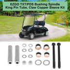 Leapgomax Golf Cart Spindle Bushings Kit Fit For Ezgo Txt/Pds 2001-Up Gas & Electric, Including Bushing Spindle, King Pin Tubes,