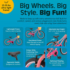 Retrospec Koda 20in Kids Bike with Adjustable Seat & Handlebars - Lightweight Boys & Girls Bicycle with v-Brakes, Wide Tires & S