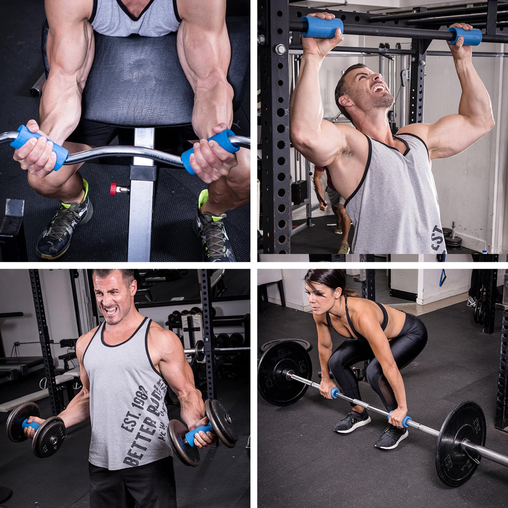 Fat Gripz Pro - The Simple Proven Way To Get Big Biceps & Forearms Fast - At Home Or In The Gym (Winner Of 3 Menas Health Magazi