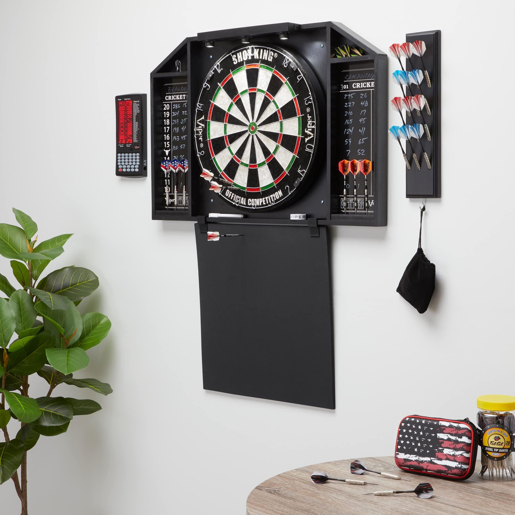 Viper By Gld Products Resolute Dart Backboard, Black