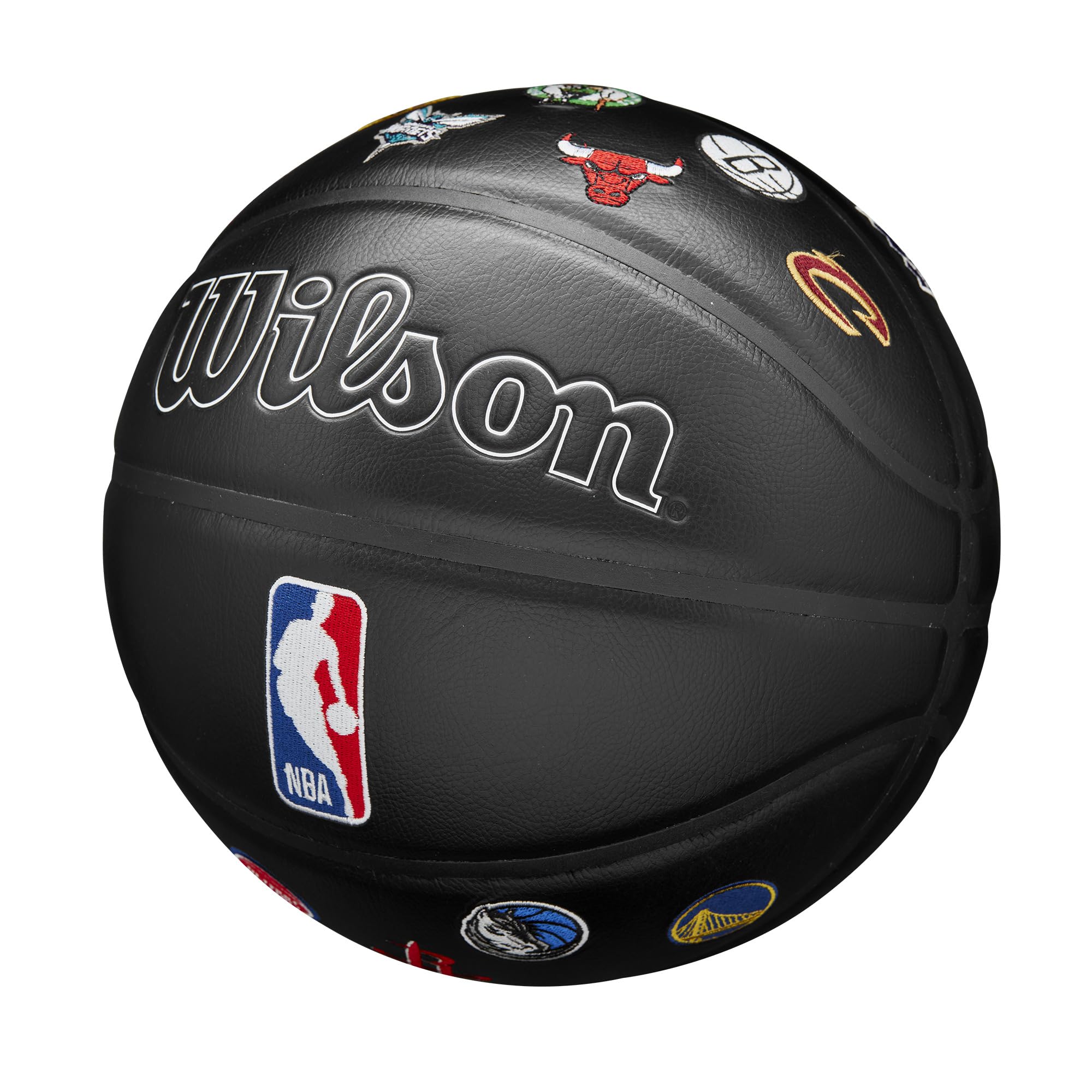 Wilson Nba All Team Premiere Basketball - Black/Multicolored, Size 7-29.5''