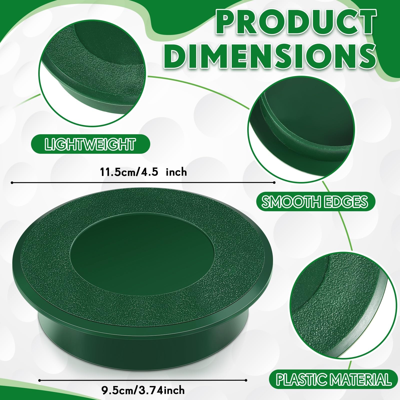 Glimin Golf Cup Cover Golf Hole Putting Green Cup Golf Practice Training Aids Hole Covers For Yard Garden Backyard Game Ball Out