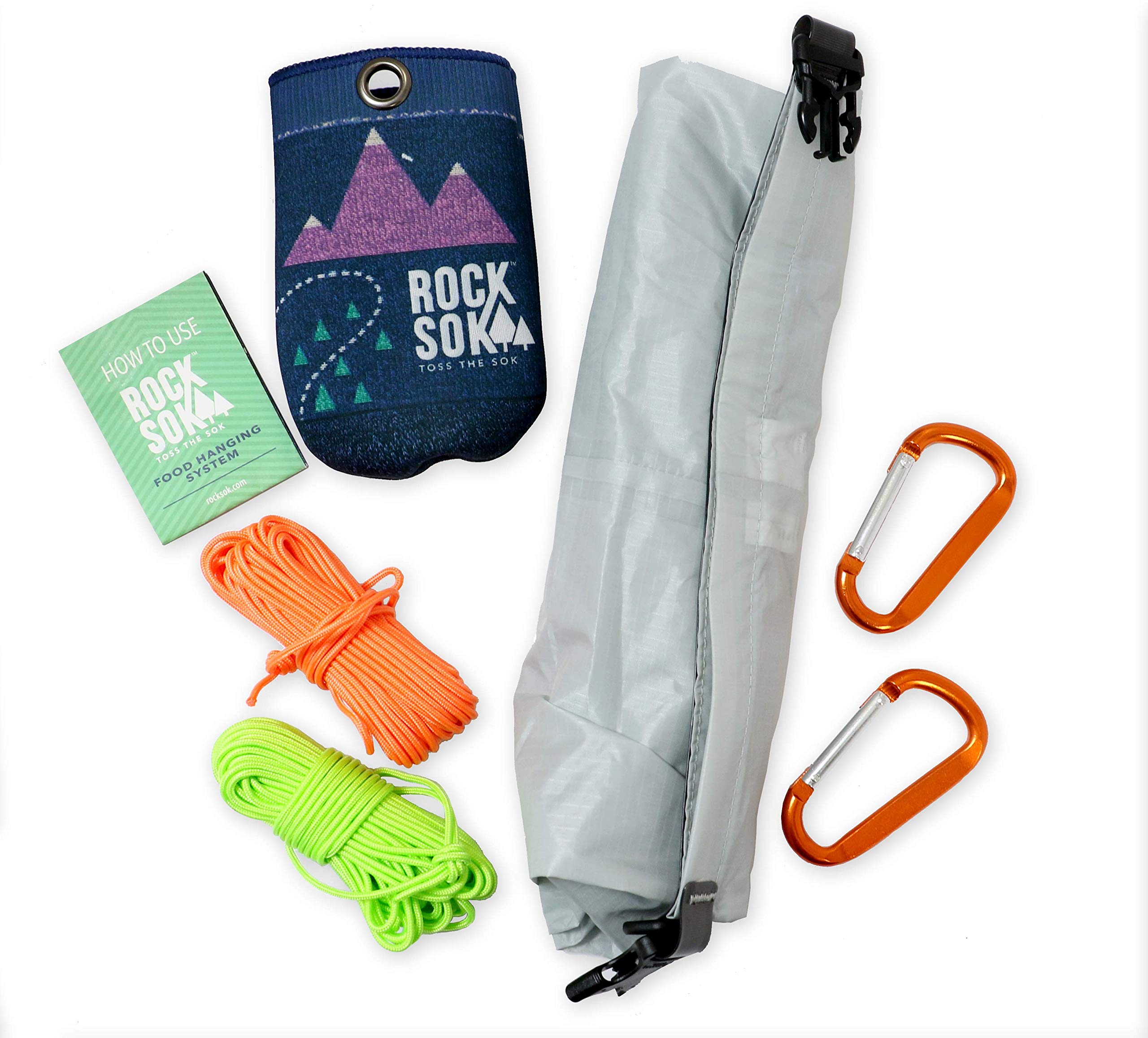 Selkirk Design Ultralight Food Bag Hanging System - Includes A Waterproof Bear Bag, Pulley System With Paracord Nylon Ropes & Ca