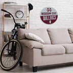 Rico Industries Ncaa Mississippi State Bulldogs Classic Shape Cut Pennant - Home And Living Room D  Cor - Soft Felt Ez To Hang