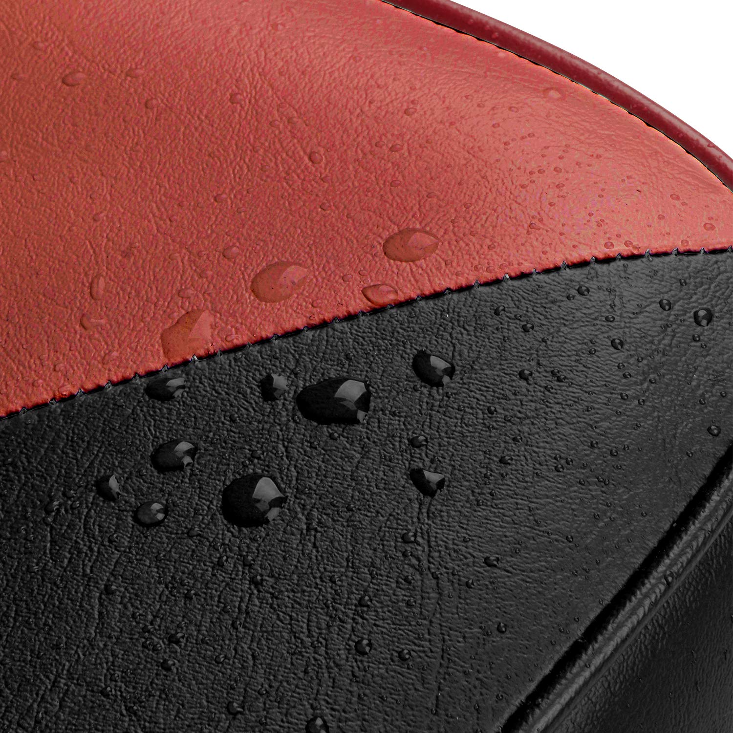 Leader Accessories A Pair Of Elite Low/High Back Folding Fishing Boat Seat (2 Seats) (Red/Charcoal/Black)