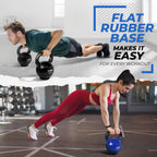 Kettlebell - Pvc - Rubber Base - 60Lbs