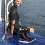Seavenger Atlantis 3Mm Neoprene Dive Booties (Mens 9 / Womens 10, Black)