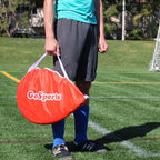 Gosports Portable Pop-Up Soccer Goals For Backyard - Kids & Adults - Set Of Two Nets With Agility Training Cones And Carrying Ca