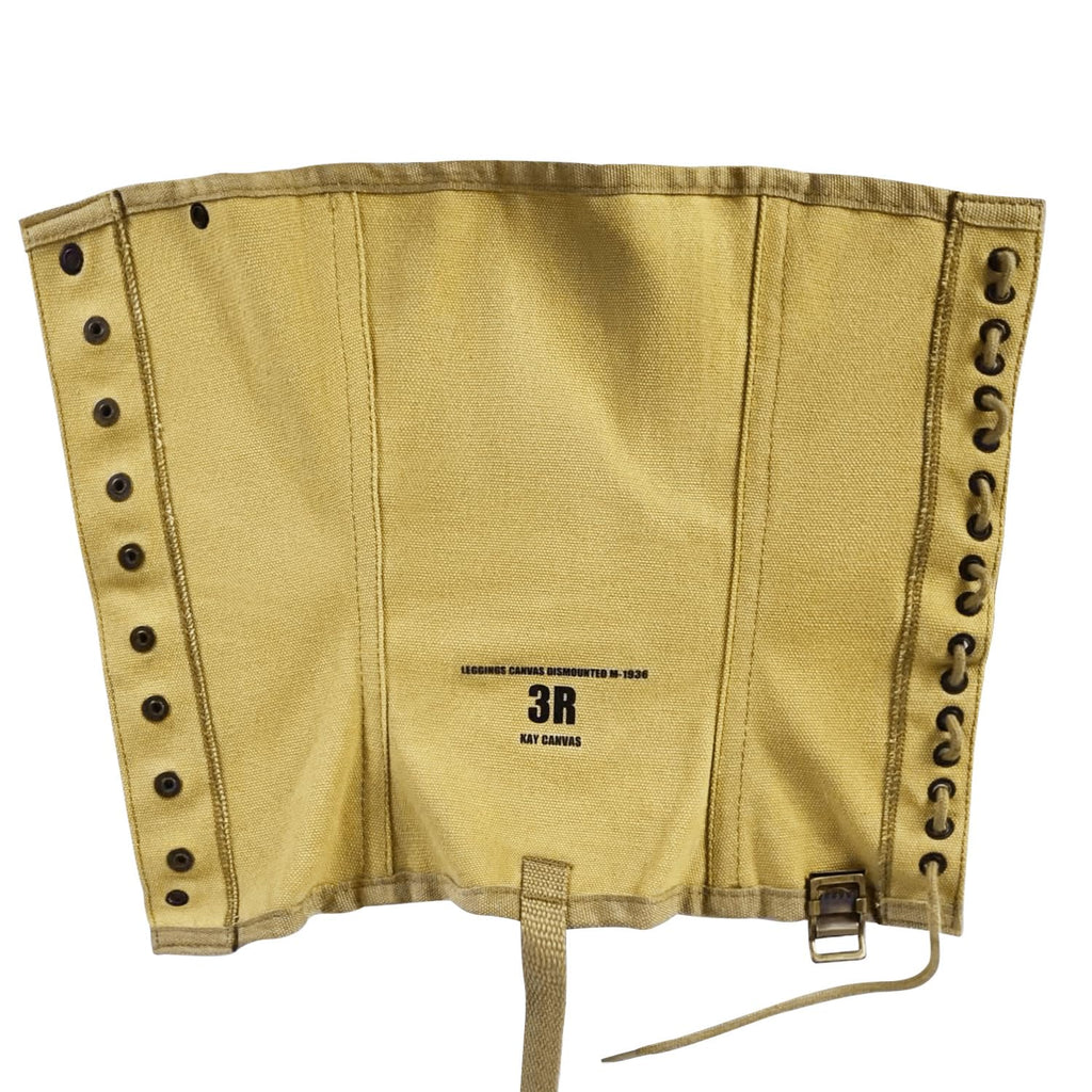 Smont Ww2 Us. M1936 Gaiters Leggings Repro Wwii Soldier Canvas Puttee For Hiking Climbing Khaki