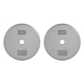 CAP Barbell Cast Iron Standard 1-Inch Weight Plate Set - Barbell Weights for Home Gym, Strength Training, and Weightlifting, 12.