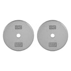 CAP Barbell Cast Iron Standard 1-Inch Weight Plate Set - Barbell Weights for Home Gym, Strength Training, and Weightlifting, 12.