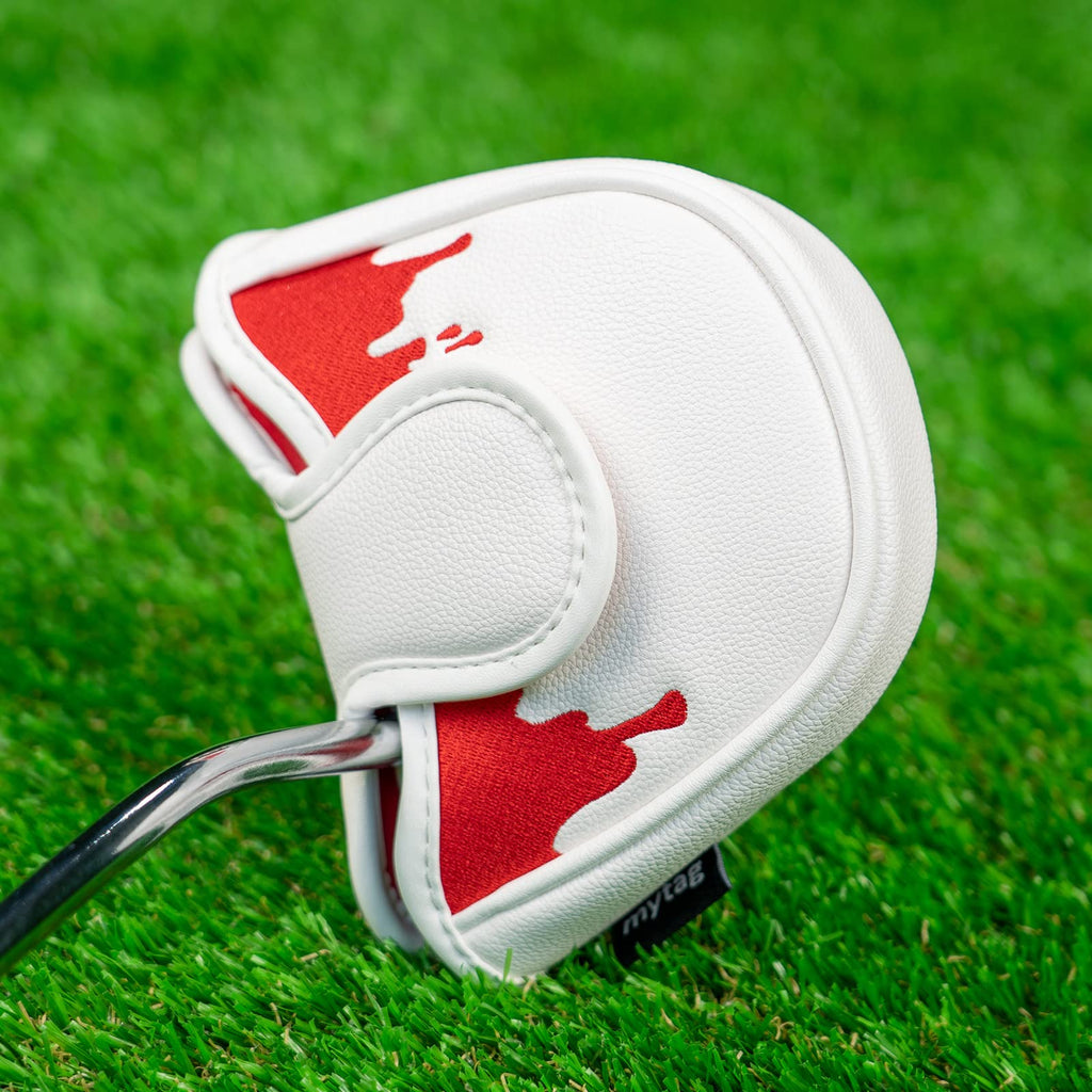 Golf Club Head Covers Mallet Putter Cover Hockey Goalie Mask Strong Magnetic Headcovers For Taylormade Spider Callaway Odyssey P