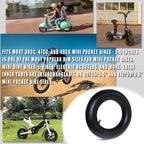 Dehe 90/65-6.5 110/50-6.5 Tire Inner Tube With Angled Valve Stem For 38Cc 47Cc 49Cc Mta1 Mta2 Cag Mx3 Gp-Rsr Mini Pocket Bike Di