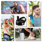 Llcjyycy Straw Lid For Hydroflask,Lids With Straw For Hydro Flask Wide Mouth 20 32 40 Oz,Cap For Hydro Flask Straw Lid Replaceme