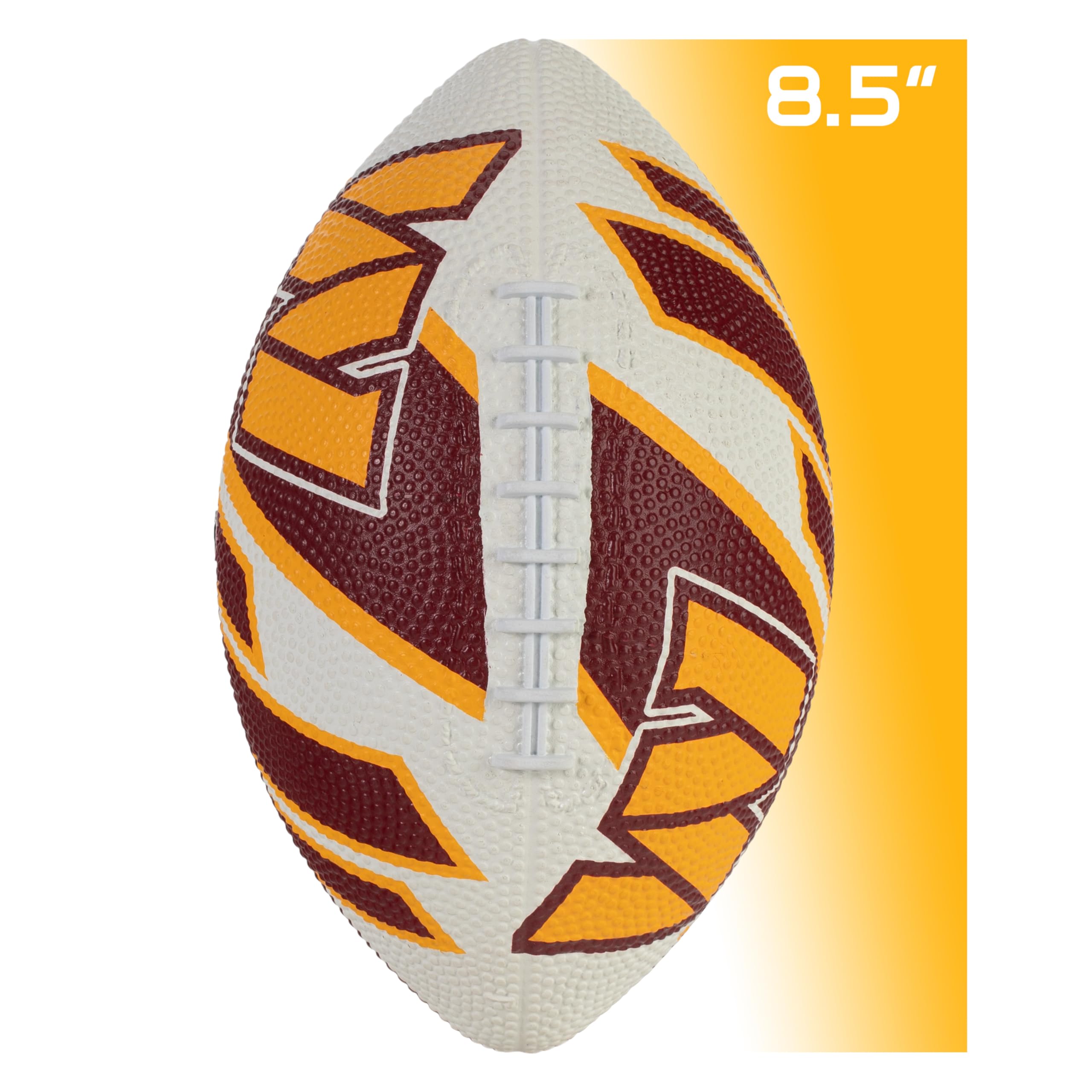 Franklin Sports Nfl Washington Commanders Football - Youth Football - Mini 8.5'' Rubber Ball - Perfect For Kids - Team Logos And