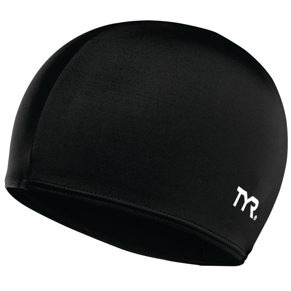 Tyr Mens All-Season Swim Cap, Black, One Size Us