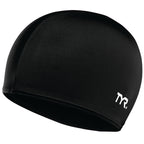 Tyr Mens All-Season Swim Cap, Black, One Size Us
