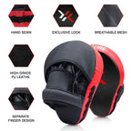 Xnature Essential Curved Boxing Mma Punching Mitts Boxing Pads Hook & Jab Pads Mma Target Focus Punching Mitts Thai Strike Kick
