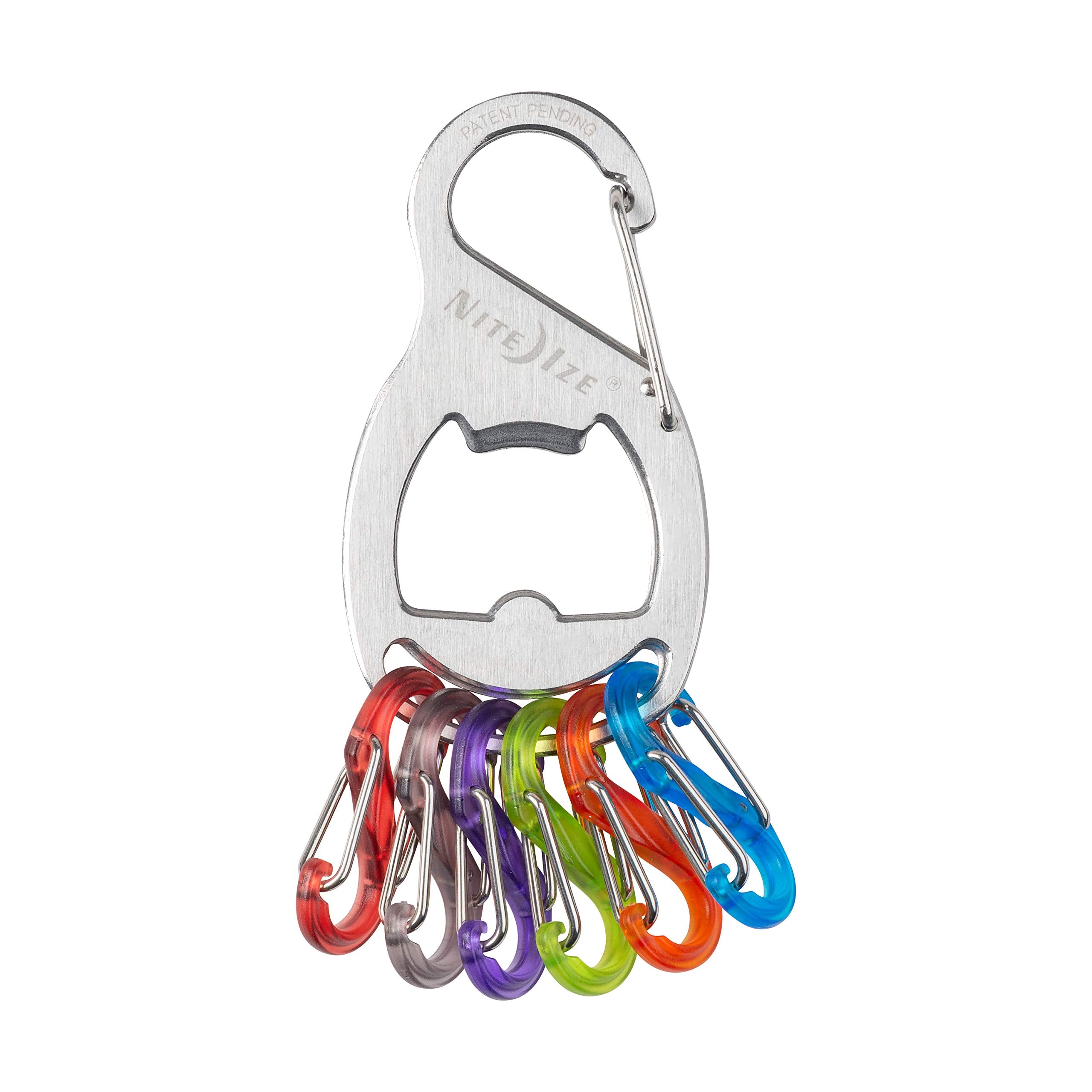 Nite Ize Krb2-11-R6 Keyrack S-Biner-Stainless Steel, Stainless